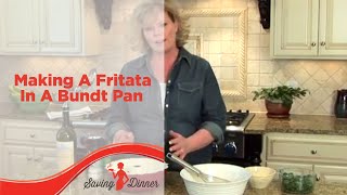 How To Make a Frittata In a Bundt Pan by Saving Dinners Leanne Ely [upl. by Woodrow]