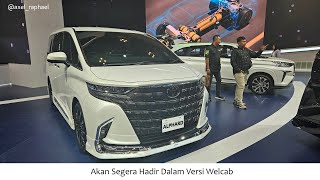 All New Toyota Alphard 25 G Welcab Prototype with Modelista 2024  In Depth Tour  Indonesia [upl. by Gregoire623]