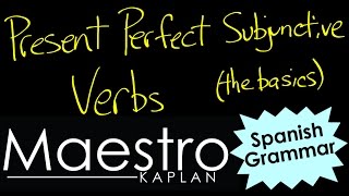 How to form the PRESENT PERFECT SUBJUNCTIVE in Spanish [upl. by Enelrak]