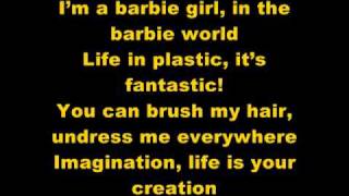 Samanda The Twins  Barbie Girl WITH LYRICS version [upl. by Anilram]