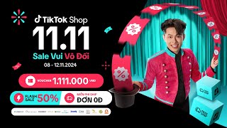 TikTok Shop Việt Nam  Mega Sale 1111  SALE VUI VÔ ĐỐI [upl. by Orling954]