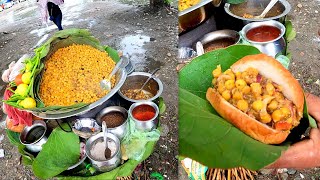 Haridwar के मशहूर Burger chole । Street food india [upl. by Gilberto334]