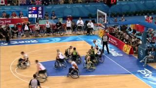 Highlights of Mens Wheelchair Basketball Final  Beijing 2008 Paralympic Games [upl. by Hirasuna]