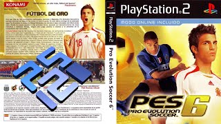 PES 6 Pro Evolution Soccer 6  PS2 ISO PCSX2 [upl. by Fisa]