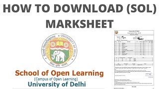 SOL First Semester Internal Assessment Step by step Procedure 2023  Sol internal Assessment 2023 [upl. by Annia]