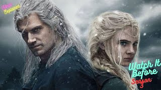 The Witcher Season 1 amp 2 Recap In Hindi  Watch It Before The Witcher Season 3  Netflix Hindi [upl. by Sandeep]