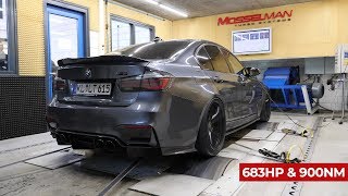 683HP BMW M3 F80 ZCP 2018 w UPGRADED MOSSELMAN TURBOS [upl. by Andreana]