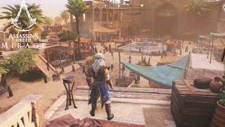 Assassins Creed Mirage Gameplay  Market Exploration Infiltration amp More AC Mirage Gameplay [upl. by Adnilemreh]