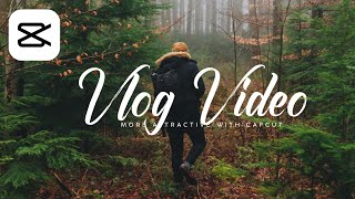 Create an Attractive VLOG Intro in CAPCUT  Capcut Tutorial  R Graphics [upl. by Cyma205]