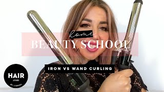 Clamp Vs No Clamp Curling  Beauty Home School  Haircom By LOreal [upl. by Malim]