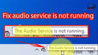 Audio service is not running windows 10 [upl. by Bunns]