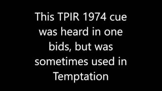 classic TPIR cues [upl. by Boardman]