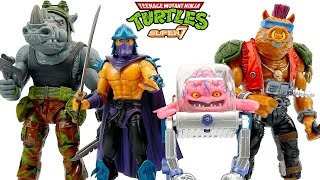 Super7 TMNT Ultimates Shredder Krang Bebop amp Rocksteady Review [upl. by Bordiuk]