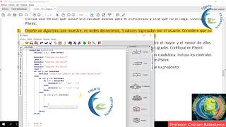 Ordenar 3 valores ingresados por el usuario en forma decreciente en Pseint 3 [upl. by Araeic]