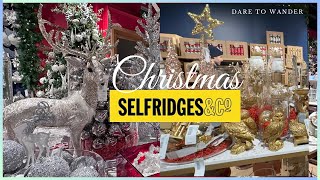 SELFRIDGES  CHRISTMAS Decorations in London  4K [upl. by Esimaj288]