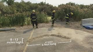 UFRA HazMat Operations Skill 14 • Constructing a Dam [upl. by Cleon]