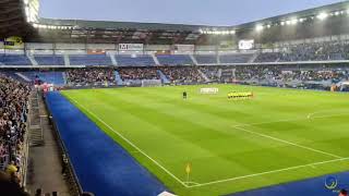 Hommage à Didier Roustan des supporters du FC SochauxMontbéliard lors de Sochaux  Nancy [upl. by Ahsenom]