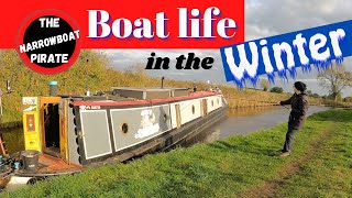 What’s it like LIVING ON A NARROWBOAT in the winter  Off grid  Solo NARROWBOAT life  Ep 84 [upl. by Crooks29]