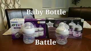 How to Choose Baby Bottles  Philips Avent vs Tommee Tippee [upl. by Aicirpac]