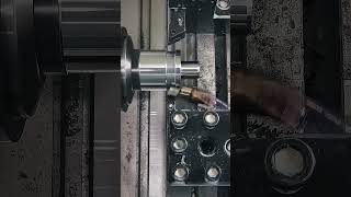 Original speed material diameter 44mm guess the turning depth cnc machine [upl. by Anneh]