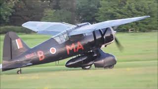 Westland Lysander SOE pickup demonstration  Shuttleworth Special Operations Airshow 2023 [upl. by Nevaeh540]