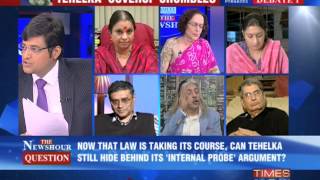 The Newshour Debate Tehelka coverup crumbles  Part 4 [upl. by Kahcztiy198]