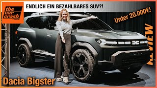 Dacia Bigster 2023 Endlich ein bezahlbares SUV unter 20000€ Review  Test  Motoren  Innenraum [upl. by Eudoxia]