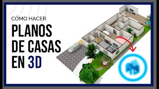 👷‍♂️ Cómo hacer PLANOS de casas en 3D  Programa GRATUITO 👍  Tutorial FloorPlanner [upl. by Lynnea278]