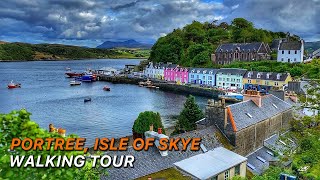 Early Evening Walk Around Pretty Portree on the Isle of Skye  Discover Beautiful Scotland in 4K [upl. by Anirrak996]