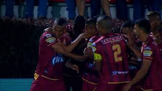 Liga Aguila 2018I Tolima 10 Medellín Semifinal Ida [upl. by Aniuqal]