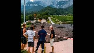 SWITZERLAND LANDSLIDE 8th august 2018 [upl. by Janetta290]