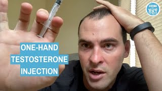 One Handed Testosterone Gluteal Injection [upl. by Juliano]