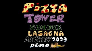 Pizza Tower Source Lasagna Mr Beast Demo full walkaround with death mode [upl. by Marrin]