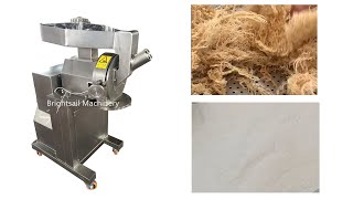 BS180 dry Eucheuma grinder seaweed powder making machine [upl. by Hurlee]