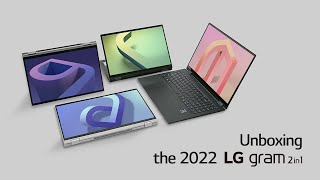 2022 LG gram 2in1  Official Unboxing  LG [upl. by Ybroc]