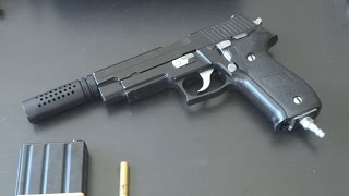 Airsoft Customized HPA P226 quotAlpinequot Showcase and Upgrade Guide [upl. by Annahsirhc121]