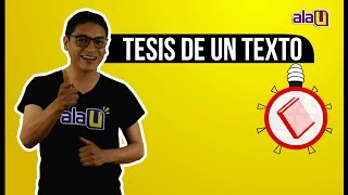 ¿Dónde se encuentra la tesis de un texto [upl. by Nnyleve]