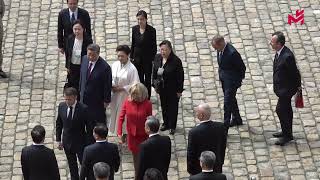 Cérémonie daccueil officiel du Président chinois Xi Jinping à lHôtel National des Invalides [upl. by Pearlman]