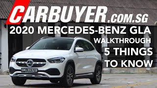 2020 MercedesBenz GLA 5 Things You Should Know  CarBuyercomsg  Singapore [upl. by Pammi890]