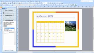 Tutorial para crear un calendario en Publisher [upl. by Fortunio977]