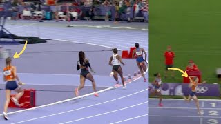 Femke Bol wins mixed 4x400m Relay Gold for Netherlands at Olympics Paris 2024 What a Sprint Femke [upl. by Lemej]