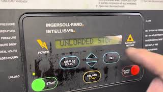 Ingersoll Rand Intellisys Controller 39817655 SSR 15  100 HP [upl. by Schuyler601]