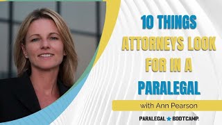 10 Paralegal Skills That Will Get You Noticed By Your Attorney [upl. by Sirraj]