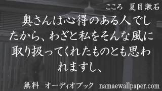 無料 オーディオブック こころ 夏目漱石 1015 [upl. by Elda]