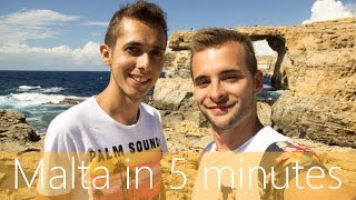 Malta in 5 minutes  Travel Guide  Mustsees for your city tour [upl. by Killian]