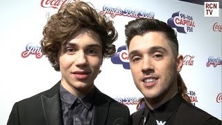 Capital Jingle Bell Ball 2013 Interviews [upl. by Pudendas]