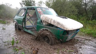 ENTERRAMOS EL FIAT 147 HASTA EL ZOCALO  EL AUTO ACUATICO ✔ SE PICO 🌨  Radialero Team [upl. by Eilesor]