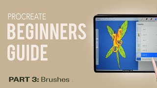 Procreate Beginners Guide Part 3 Learning Procreate Brush Panel and how to use it Procreate Basics [upl. by Uon]