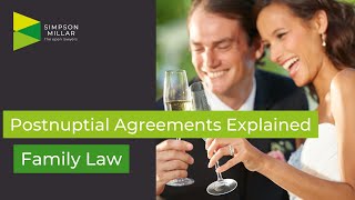 Postnuptial Agreements Explained  UK Family Solicitor [upl. by Aggie]