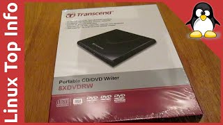 Transcend USB CDDVD Writer  UNBOX and TEST [upl. by Halil]